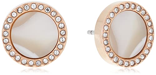 Fossil Ohrringe Für Frauen 1 Cm Länge Rose Gold Edelstahl-Ohrringe JF01715791