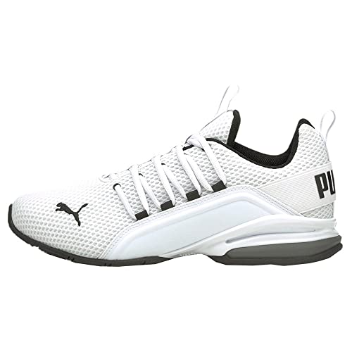 Image of PUMA Mens Axelion Puma White-Castlerock 12 Medium