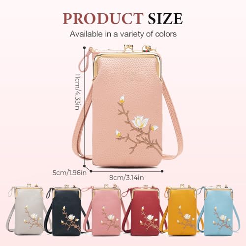 Small Crossbody Cell Phone Bag, Women Sling Cross-Body Wallet with Credit Card Slots, Mini Handbag Purse4