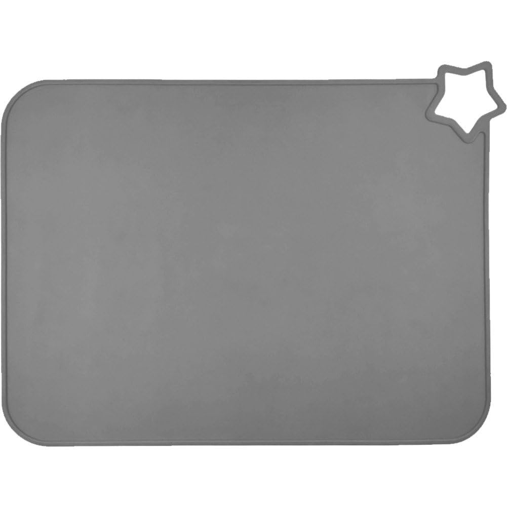 Glixoft Baby Silicone Placemat Eating Table Mat Heat Resistant Food Mat Non-slip Feeding Pad for Dining Table Feeding Table