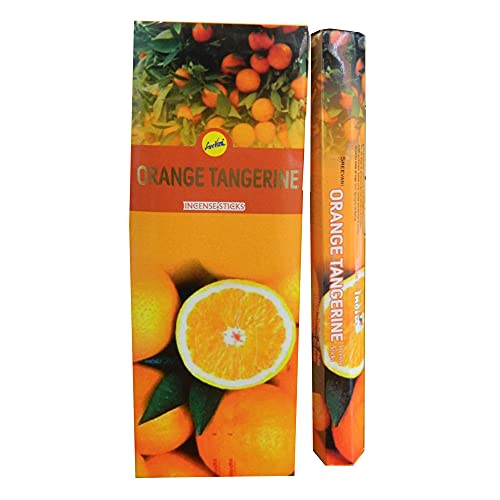 Räucherstäbchen 120 Sticks Orange 6 Schachteln zu je 20 Stäbchen Vorratspackung Wohnaccessoire Raumduft Cover