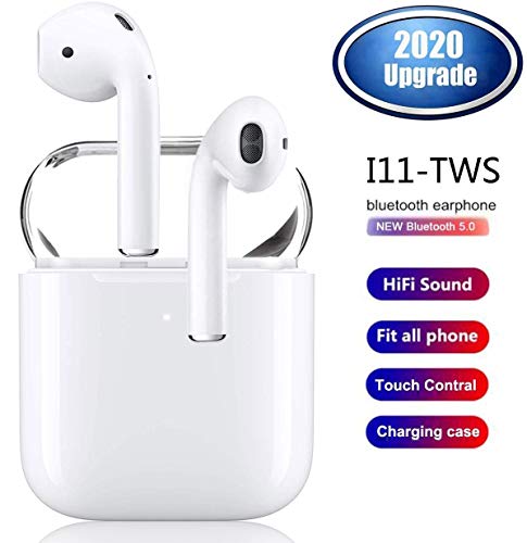 Preisvergleich Produktbild i11 Bluetooth-Kopfhörer,Touch Control Bluetooth Headset,Geräuschisolierung,Noise-Can... 24H Ladekästchen und Mikrofon für Apple AirPods / Android / iPhone / Apple AirPods Pro