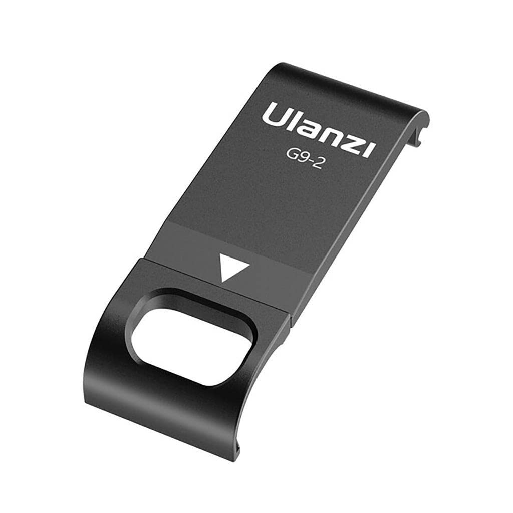 ULANZI G9-2 Pil Kılıfı Çıkarılabilir Şarj Bağlantı Noktası Adaptörü Alüminyum GoPro Hero 9 ve GoPro Hero 10 Siyah ile Uyumlu