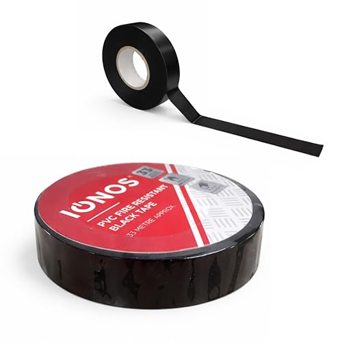 Status IONOS Black PVC Tape 33 metres