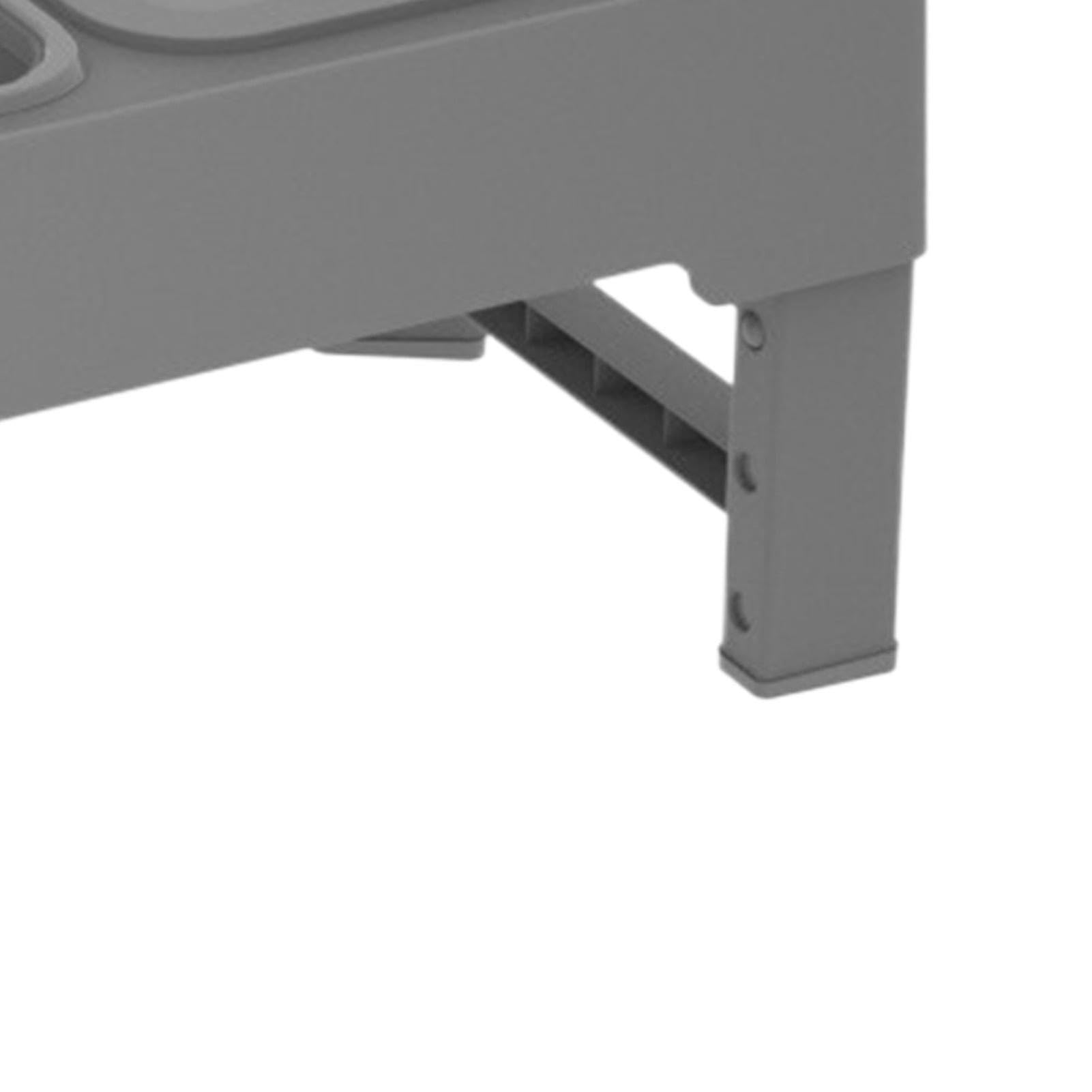 Comederos Elevados Para Perros Bebedero de Altura Ajustable y Antiderrame | Cuenco Elevado Acero Antivuelco Gato Para Interior Exterior Viajes Cachorros
