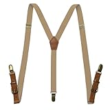 [KASSAI] ﾚﾃﾞｨｰｽｻｽﾍﾟﾝﾀﾞｰ幅2cmY型3ｸﾘｯﾌﾟ(SP89) (ベージュ)