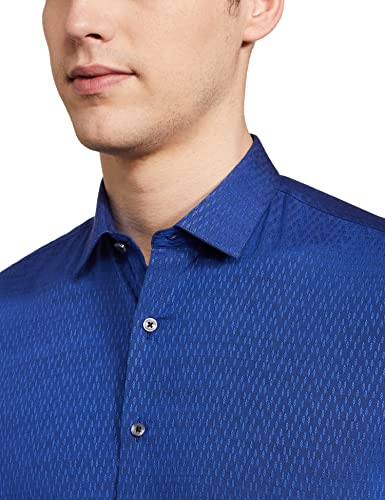 Image of Van Heusen Men's Regular Shirt (VHSH517M008530 Navy Color 39)