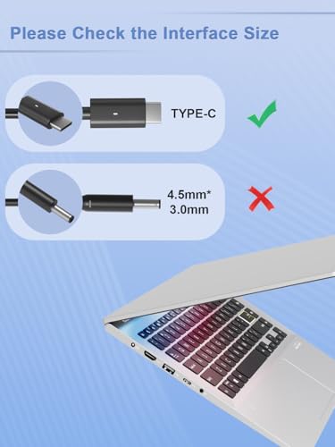 Image of 165W USB C Laptop Charger Compatible with Dell Pro 16 14 13 Precision 3581 3580 5690 5680 XPS 17 9720 9730 Inspiron-14 16 Plus 7640 7430 Latitude 7640 5540 Official Replacement Power Adapter