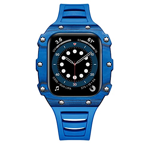Kit modification bracelet métal Apple Watch luxe boîtier robuste SCHIK 44mm 45mm