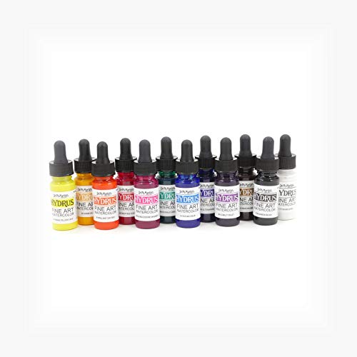 Dr. Ph. Martin's Hydrus Fine Art Watercolor, 0.5 Fl Oz (Pack of 6), Set 1 Colors - Image 5