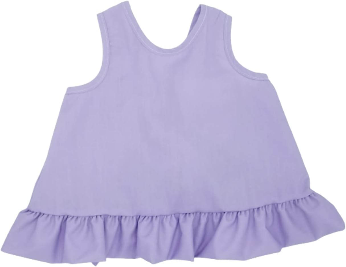 IC Collections Cotton Batiste Bow Back Top