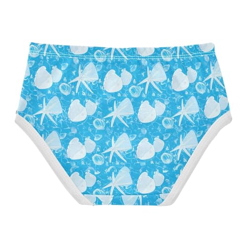 White Seashells Starfish Toddler Girls's Underwear 2T 202c18682