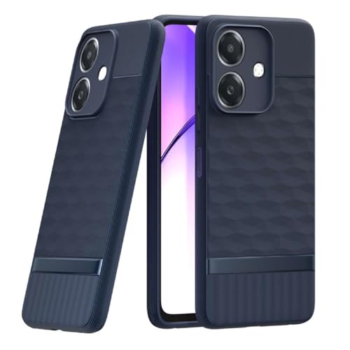 Image of Shockproof Case for Realme C61 4G / Narzo N61 4G | Full Camera Protection | TPU Flexible Back Cover for Realme C61 4G / Narzo N61 4G (Steel Blue)