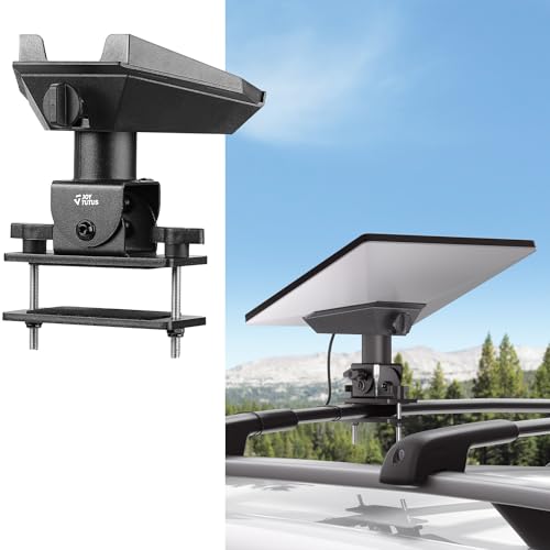 JOYTUTUS Starlink Mini Roof Rack Mount Adjustable Angle Starlink Mini Car Mount for Roof Bars Starlink Mini Accessories, Black