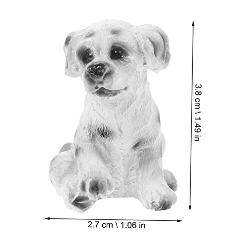 TOYANDONA 4stücke Pack Spielzeughund-minifiguren als Gastgeschenk Bezaubernde Miniatur-spielzeughundfiguren für Junge Mädchen Realistische Hundefiguren Langlebiges Miniaturspielzeug