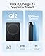 Anker Nano Power Bank, Ultra-Slim 5,000mAh Magnetic Battery Pack, Qi2 Certified 15W Max Ultra-Fast MagSafe-Compatible Portable Charger, Ergonomic Design, for iPhone 16/15/14/13/12 Series Only