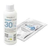 NAVIR Professional | Confezione Sbiancante per Capelli | Decobionde Polvere 25g Perossido Crema 75ml 30 Vol (9%)