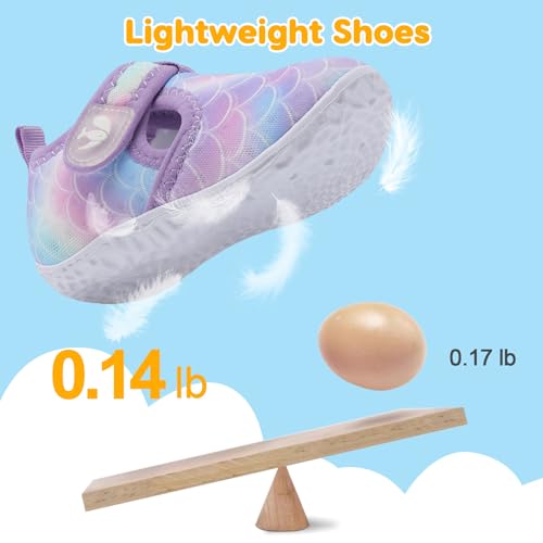 Image of FEETCITY Boys Girls Water Shoes Kids Aqua Socks Quick Dry Barefoot for Beach Swimming Pool