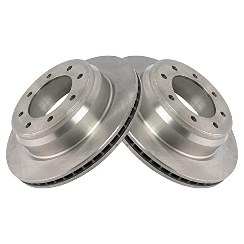Image of TRQ Rear Brake Pad and Rotor Set Semi Metallic