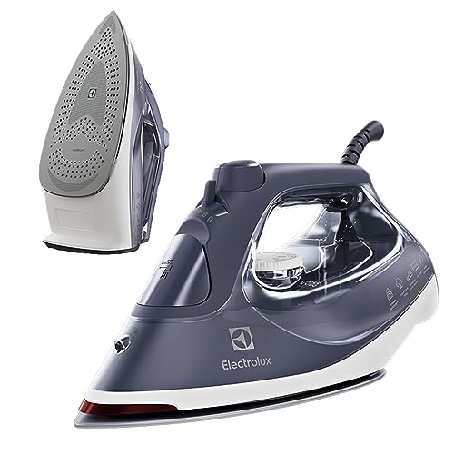 Ferro de Passar Seco e vapor Electrolux antiaderente base ceramica