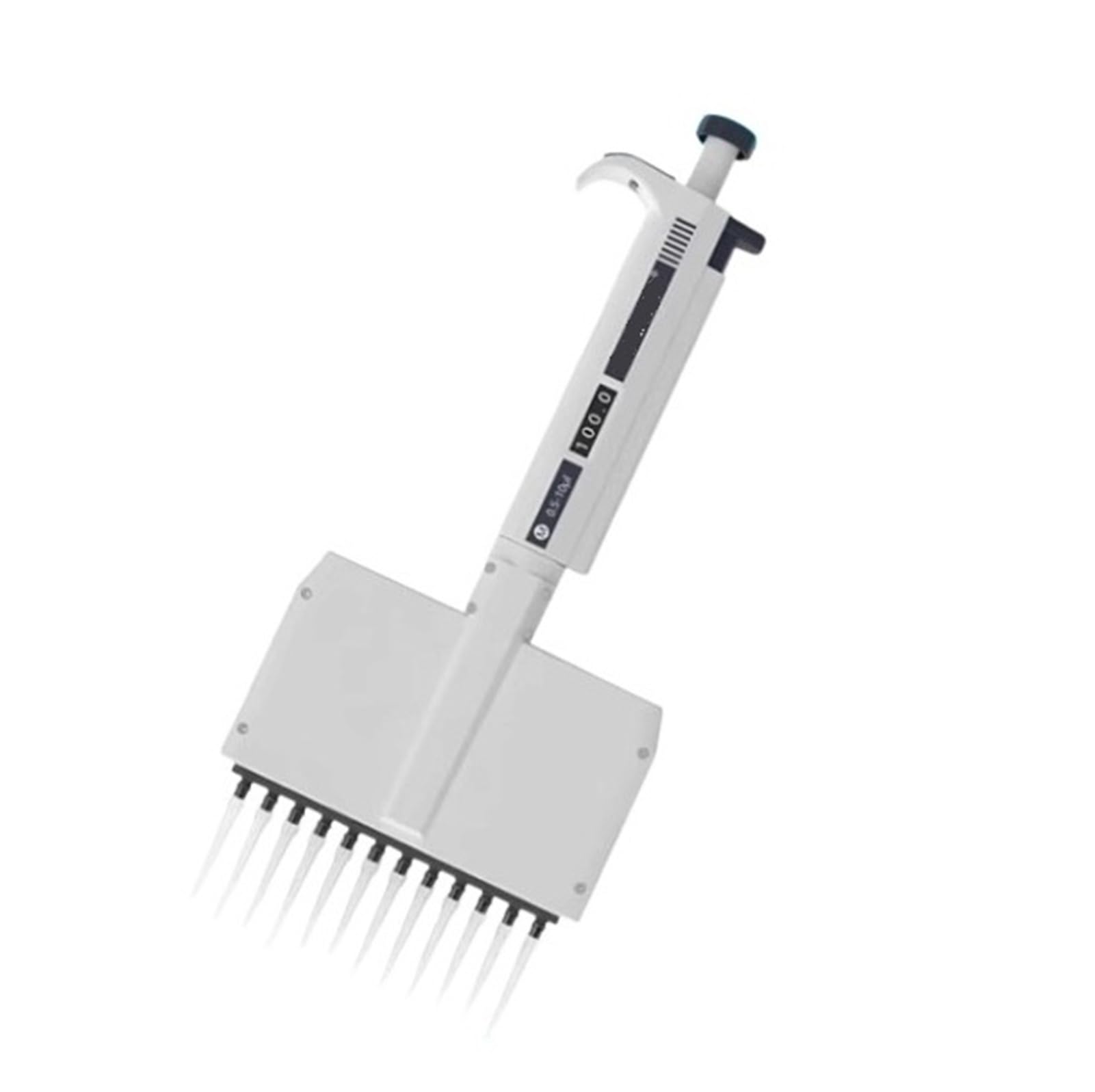 pipeta de laboratorio Pipeta multicanal Equipo de laboratorio Manual Micropipeta digital ajustable 8 canales Pipeta 12 canales(12 Channels 50-300ul)
