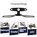 Adjustable Motorcycle License Plate Mount Holder Bracket- Universal Fold License Plate Tail Light Holder