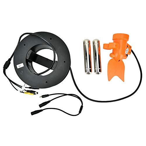 Unterwasserkamera Abs Kameragehäuse Zugfeste 5Mm Kabel HD 1000Tvl Fischfinder Kamera für Unterwasserexploration(50 Meter Noodle)