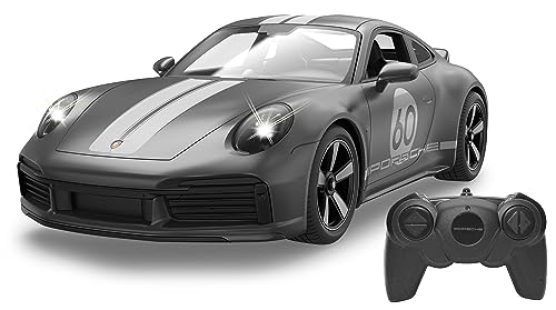 JAMARA Porsche 911 Sport Classic 1:16 2,4 GHz – Pare-Brise Transparent, lumière LED, Voiture...