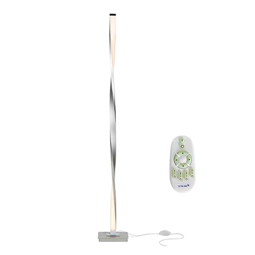 MILAAN LED Floor L Dimmable LED Standing Light UK Plug