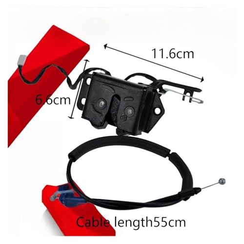 Solución a maletero bloqueado con cable de pestillo para Toyota Hiace 5
