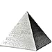 Produktbild AILI Creative Aschenbecher Kreative Mode Dekoration Klassische Vintage Ägyptischen Metall Geschnitzte Pyramide Mit Deckel Aschenbecher Dekoration Geschenk Aschenbecher Windaschenbecher