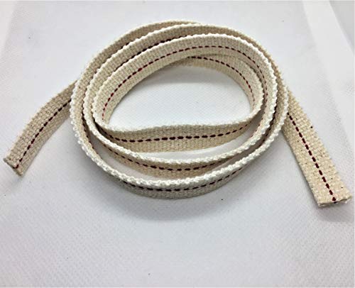 Flat wick for paraffin and oil lamps, stoves and greenhouse heaters. REMI TOOLS LTD1 Meter long 1/2 Inch wide