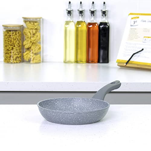 Blackmoor Frying Pans / 8", 9.5", 11" Sizes/Stylish Black Or Gray Marble Finish/NonStick & Anti