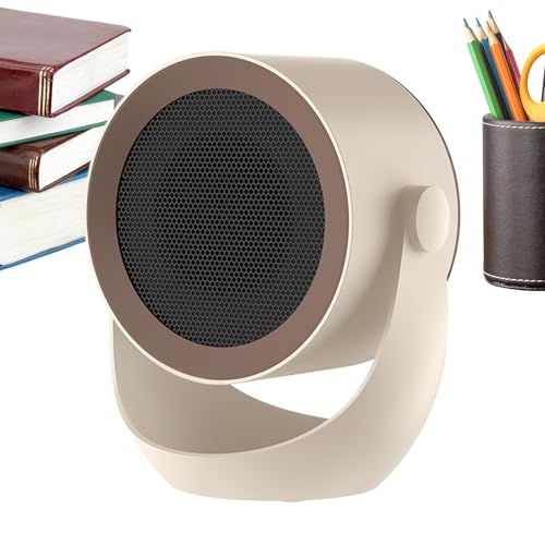 Ventilador Calefacción,Dos Niveles De Calor Orientación 90° Ventilador Circulador | Mini Calefacción Silenciosa Seguridad Apagado Autónomo y Sobrecalentamiento para Hogar