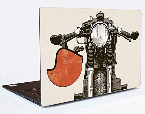 SPECTRA Retro Bike Laptop Skin Compatible for 14.1 to 15.6 inches laptops (B08B3SDB2J) Amazon Price History, Amazon Price Tracker