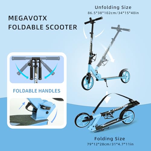 Trottinette pliable charge maximale 100 kg qui résout vos problèmes de transport - 7