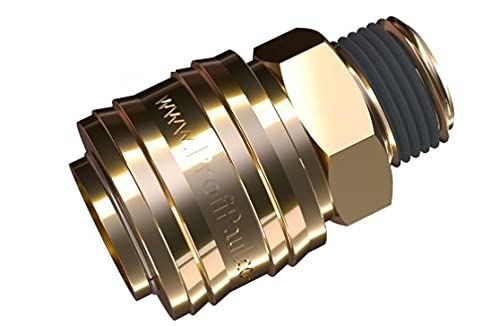 Druckluftkupplungen & -Stecker aus Messing - IG/AG und...