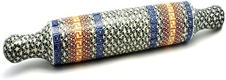 Polish Pottery Rolling Pin - Autumn