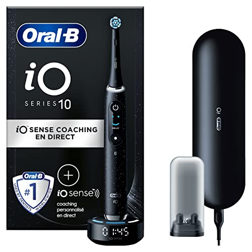 Oral-B Brosse A Dents Electrique Intelligente iO 10 Noire, 7 Modes De Brossage Incluant Blancheur,...
