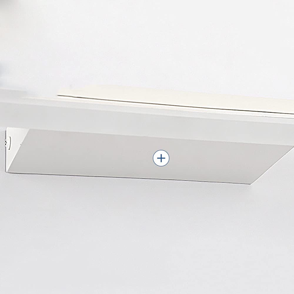 14W LED Rechteck Spiegellampe L60CM Weiß Design Spiegelleuchte Spiegel Frontlicht Badezimmer Wasserdicht Toilette Badezimmer Spiegellicht IP44 Wandleuchte Neutrales Licht 4500K,L40cm 9w