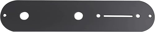 Miniatura 7 de Rubatone Placa de control de guitarra para Fender Tele Telecaster Squier Style Guitarra Eléctrica Metal Negro 1.346 in Ancho