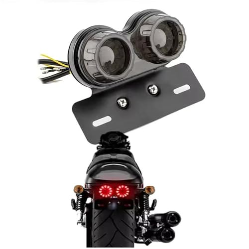 Feu arrière de moto universel homologué pour remplacer un clignotant cassé