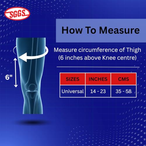 Image of Knee Brace for Rom Knee Pain Relief, Compression Sleeve with Patella Gel Pad & Side Stabilizers, Universal Size, Black - Ideal for Sports, Injury Recovery & Joint Support