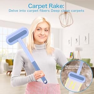   5-PCS-Pet-Hair-Remover-Dog-Hair-Removal-Tool-for-Couch-Clothes-Carpet-Bed-and-Car-Including-Carpet-Rake-Rubber-Brush-Textured-Microfibers-Trap-Portable-Scraper-Grooming-Gloves