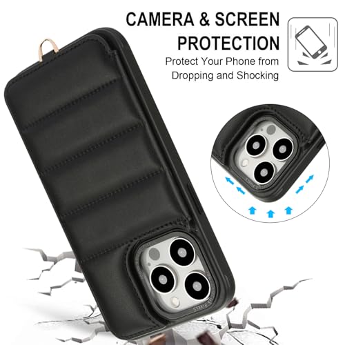 Étui portefeuille iPhone 15 Pro Max à béquille et protection RFID - 7