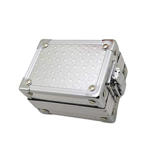 ULTECHNOVO Caixa de RelÃ³gio Caixa de AlumÃ­nio para RelÃ³gio Com Fechadura Porta-RelÃ³gio Caixa par