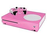Soft Pink Vinyl Decal Mod Kit for MicroSoft Xbox One Slim (XB1S) Console by System Skins