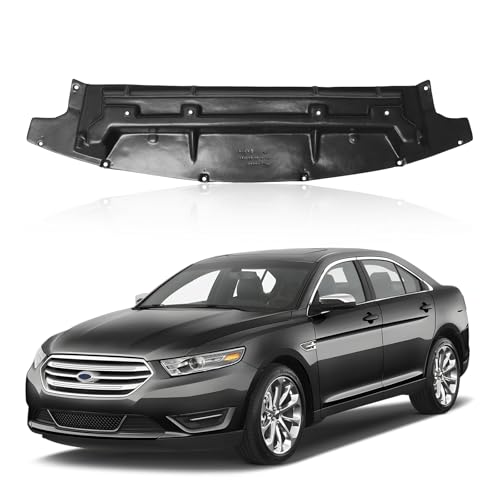 CarPartsDepot Valance Lower Bumper Engine Cover - Valance Air Deflector Textured Plastic Compatible With Fusion 2010 2011 2012 Fit AE5Z8327B FO1228114