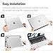 Fintie Case for MacBook Air 13.6 Inch A3449 A3240 A3113 A2681 (2022 2023 2024 2025 2026 Release) - Protective Snap On Hard Shell Cover for MacBook Air 13 Inch M2 M3 M4 M5 Chip (Frost Clear)