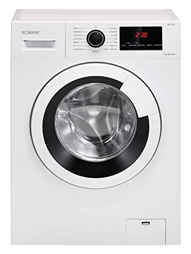 Bomann Waschmaschine WA 7170/77 kWh/100Betriebszyklen / LED-Display / 7 kg Fassungsvermögen/weiß